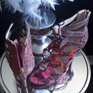 Multi-Colored Aldo Bootie Sandal